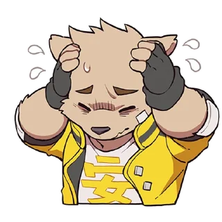 😣 emoji Unofficial DogxBloods Telegram sticker 6 of 12
