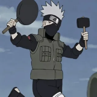 🍃 emoji ㅤ“ ゃ Kakashi  ៸៸ @bentohomies 𖢷 Telegram sticker 19 of 55
