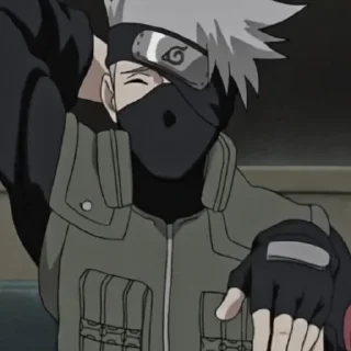 🍃 emoji ㅤ“ ゃ Kakashi  ៸៸ @bentohomies 𖢷 Telegram sticker 22 of 55