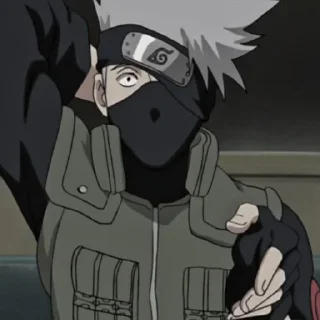 🍃 emoji ㅤ“ ゃ Kakashi  ៸៸ @bentohomies 𖢷 Telegram sticker 21 of 55
