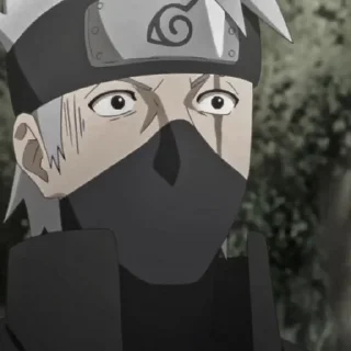 🍃 emoji ㅤ“ ゃ Kakashi  ៸៸ @bentohomies 𖢷 Telegram sticker 7 of 55
