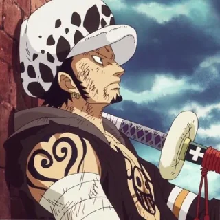 Sticker from trafalgar d Water law