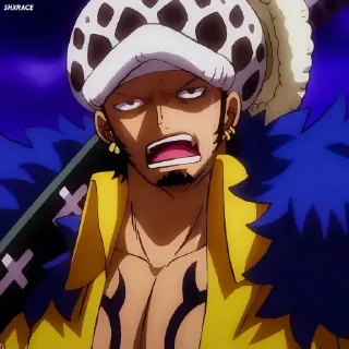 💉 emoji Trafalgar D Water Law @Anime_Basket Telegram sticker 13 of 42