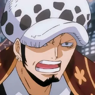 💉 emoji Trafalgar D Water Law @Anime_Basket Telegram sticker 12 of 42