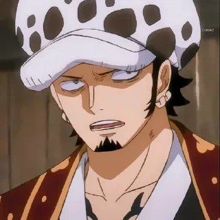 💉 emoji Trafalgar D Water Law @Anime_Basket Telegram sticker 5 of 42