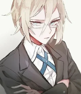 Sticker from Byakuya Togami || AnimeStickerPack
