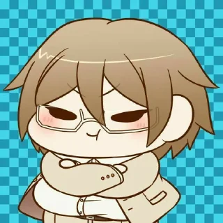 Sticker from Byakuya Togami || AnimeStickerPack