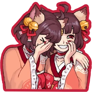 😍 emoji Ichihime @Anak_kucing_stiker Telegram sticker 8 of 60