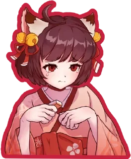 😍 emoji Ichihime @Anak_kucing_stiker Telegram sticker 11 of 60
