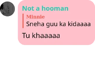 Sticker from Not a hoomans kang pack