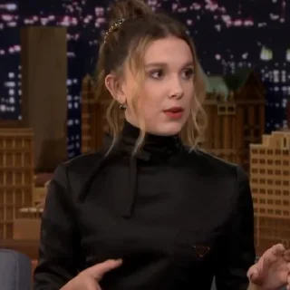 🪕 emoji ˑ ִ ֗ ¡ Millie Bobby brown ᵎ ˖࣪ @sweetymills ₊˚･ Telegram sticker 11 of 40