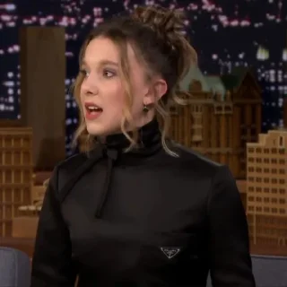 🪕 emoji ˑ ִ ֗ ¡ Millie Bobby brown ᵎ ˖࣪ @sweetymills ₊˚･ Telegram sticker 19 of 40