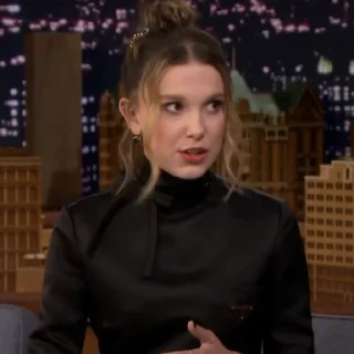 🪕 emoji ˑ ִ ֗ ¡ Millie Bobby brown ᵎ ˖࣪ @sweetymills ₊˚･ Telegram sticker 15 of 40