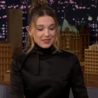 🪕 emoji ˑ ִ ֗ ¡ Millie Bobby brown ᵎ ˖࣪ @sweetymills ₊˚･ Telegram sticker 10 of 40