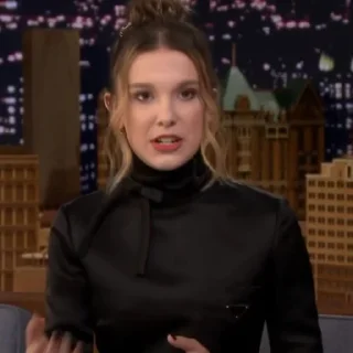 🪕 emoji ˑ ִ ֗ ¡ Millie Bobby brown ᵎ ˖࣪ @sweetymills ₊˚･ Telegram sticker 14 of 40