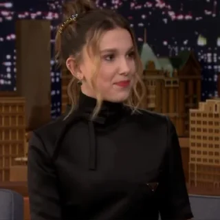 🪕 emoji ˑ ִ ֗ ¡ Millie Bobby brown ᵎ ˖࣪ @sweetymills ₊˚･ Telegram sticker 9 of 40