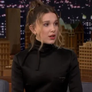🪕 emoji ˑ ִ ֗ ¡ Millie Bobby brown ᵎ ˖࣪ @sweetymills ₊˚･ Telegram sticker 21 of 40