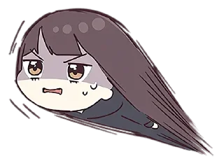 😥 emoji 𝑳𝒊𝒕𝒕𝒍𝒆 𝑴𝒆𝒏𝒉𝒆𝒓𝒂-𝒄𝒉𝒂𝒏 Telegram sticker 8 of 80