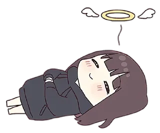 😇 emoji 𝑳𝒊𝒕𝒕𝒍𝒆 𝑴𝒆𝒏𝒉𝒆𝒓𝒂-𝒄𝒉𝒂𝒏 Telegram sticker 18 of 80