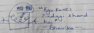 🤔 emoji Seiki Yang or Bhavika's Saste Nashe Art Telegram sticker 5 of 97
