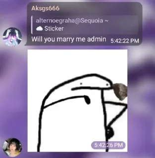 Sticker from @MeizIshanDev's Gay memes pack