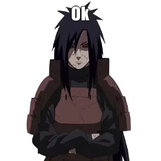 🤔 emoji Uchiha Madaras kang pack Telegram sticker 2 of 31