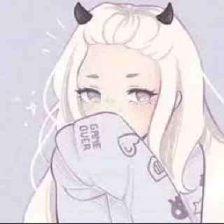 🖤 emoji 𝘊𝘶𝘵𝘪𝘦𝘴 ♡´`♡ { @Ikku2311} Telegram sticker 6 of 120