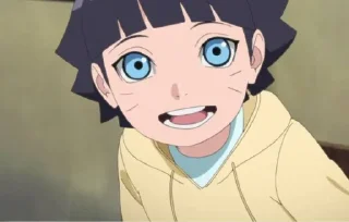 Sticker from Himawari Uzumaki @AnimeSNKD
