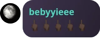 🖕 emoji 😈👿👿😈 pack by @QuotLyBot Telegram sticker 10 of 89