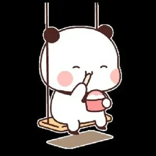 🍭 emoji Cute Panda :: @stikerpentol Telegram sticker 13 of 22