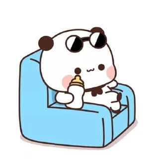 🍭 emoji Cute Panda :: @stikerpentol Telegram sticker 18 of 22