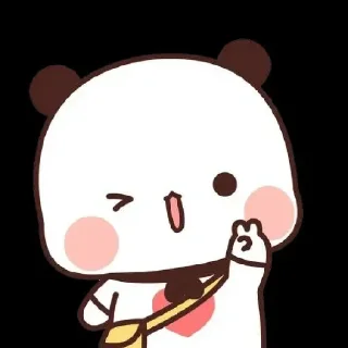 🍭 emoji Cute Panda :: @stikerpentol Telegram sticker 14 of 22