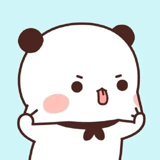 🍭 emoji Cute Panda :: @stikerpentol Telegram sticker 15 of 22