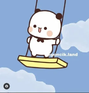 😆 emoji mew's cute panda Telegram sticker 5 of 120