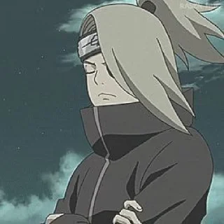 Sticker from @stikeranimex - deidara
