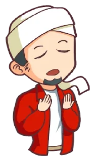 🤲 emoji Aa Bim the Happy Moslem /@stickers4u2 Telegram sticker 5 of 40