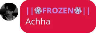 ❄️ emoji @FROZENBEING QUOTES Telegram sticker 10 of 43