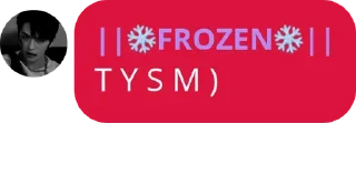 ❄️ emoji @FROZENBEING QUOTES Telegram sticker 3 of 43