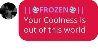 ❄️ emoji @FROZENBEING QUOTES Telegram sticker 22 of 43