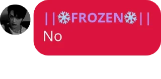 ❄️ emoji @FROZENBEING QUOTES Telegram sticker 9 of 43