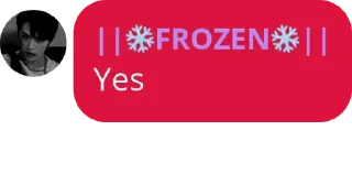 ❄️ emoji @FROZENBEING QUOTES Telegram sticker 8 of 43