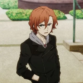 🍂 emoji Nakahara Chuuya Telegram sticker 7 of 15
