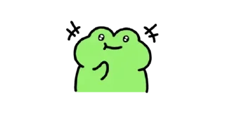 🐸 emoji froggie 🐸 • @meizk1ng Telegram sticker 20 of 24
