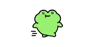 🐸 emoji froggie 🐸 • @meizk1ng Telegram sticker 15 of 24