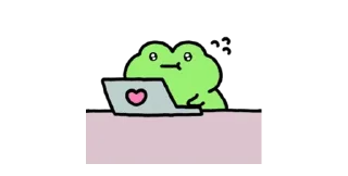 🐸 emoji froggie 🐸 • @meizk1ng Telegram sticker 13 of 24