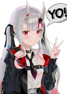 Sticker from Nakiri Ayame @LunaChoco