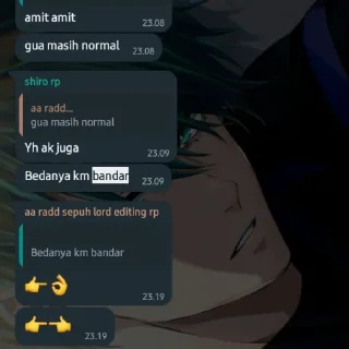Sticker from kebiasaan anak rp 𖤝 ۪۪ ݁ ℛevan