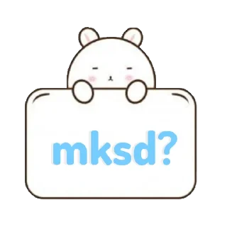 🙄 emoji Kelinci talk - @mlleritsu Telegram sticker 8 of 27