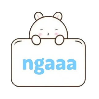 🥺 emoji Kelinci talk - @mlleritsu Telegram sticker 22 of 27