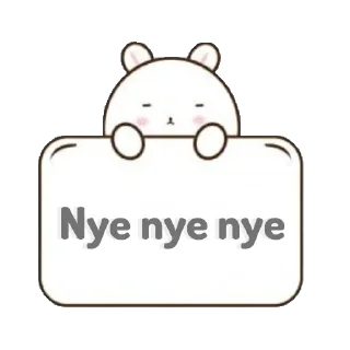 😒 emoji Kelinci talk - @mlleritsu Telegram sticker 1 of 27